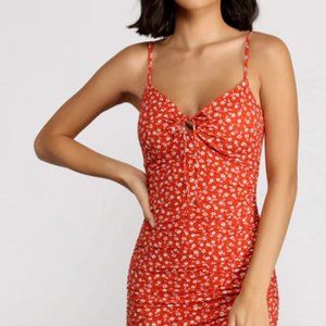 Too Sweet Sweetheart Ditsy Floral Mini Dress